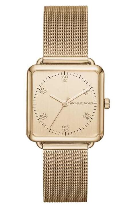 brenner square mesh strap watch michael kors|Michael Kors Women's MK3663 .